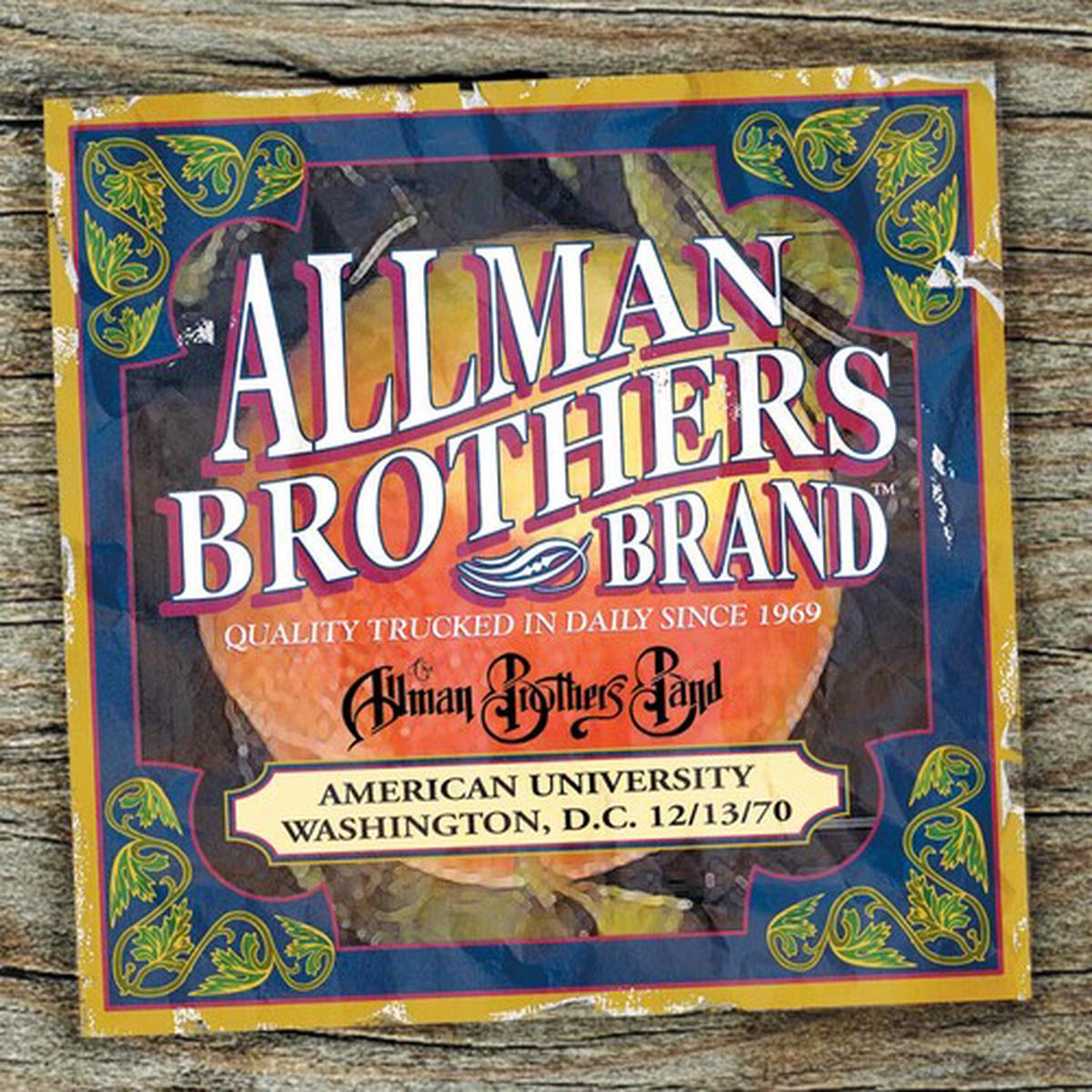 The Allman Brothers Band: American University Washington D.C.12-13-70 - VINYL LP