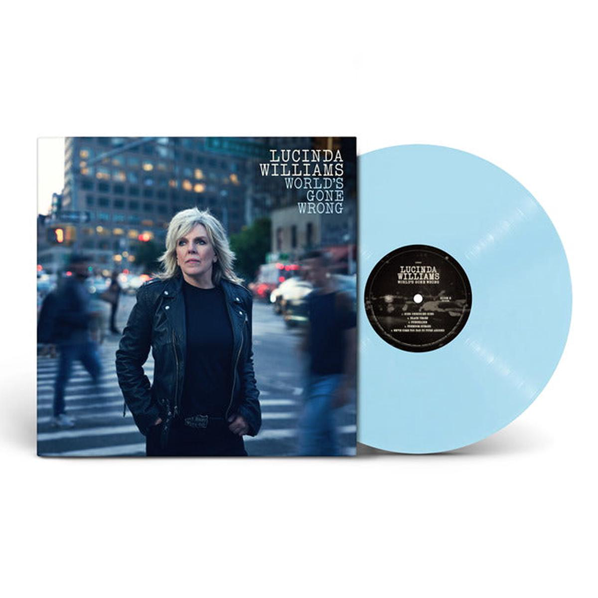 WILLIAMS LUCINDA 8211 WORLD8217S GONE WRONG SKY BLUE VINYL 8211 LP