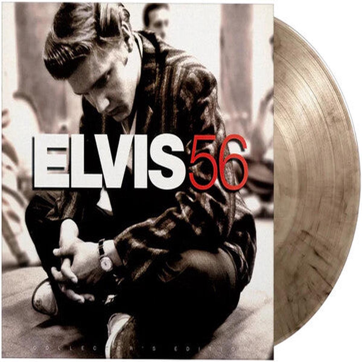 Elvis Presley: Elvis 56 - Limited 180-Gram Crystal Clear & Black Marble Colored Vinyl - VINYL LP