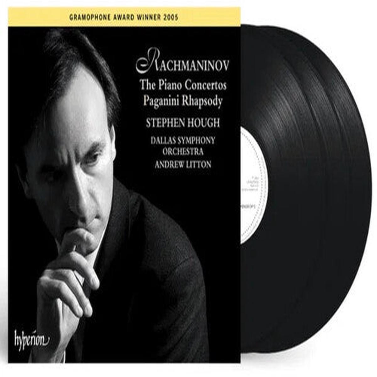Hough, Stephen / Litton, Andrew / Dallas Symphony: Rachmaninoff: Piano Concertos 1-4 / Paganini Rhapsody - VINYL LP