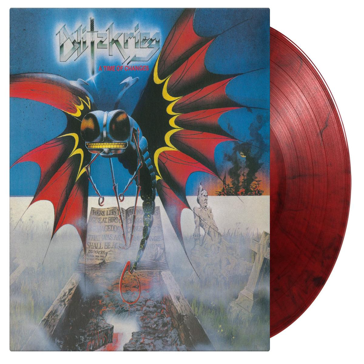 A Time Of Changes Limited Red 038 Black Mixed Vinyl LP
