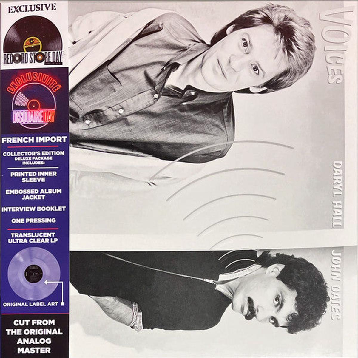 HALL 038 OATES 8211 VOICES CLEAR VINYL 8211 LP