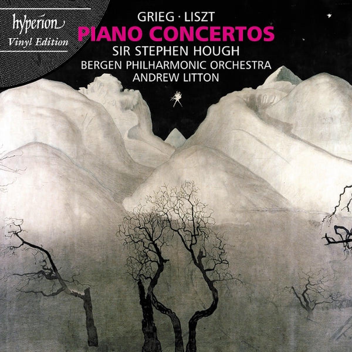 Stephen & Andrew Litton & Bergen Philharmonic Orchestra Hough - Liszt & Grieg: Piano Concertos (LP)