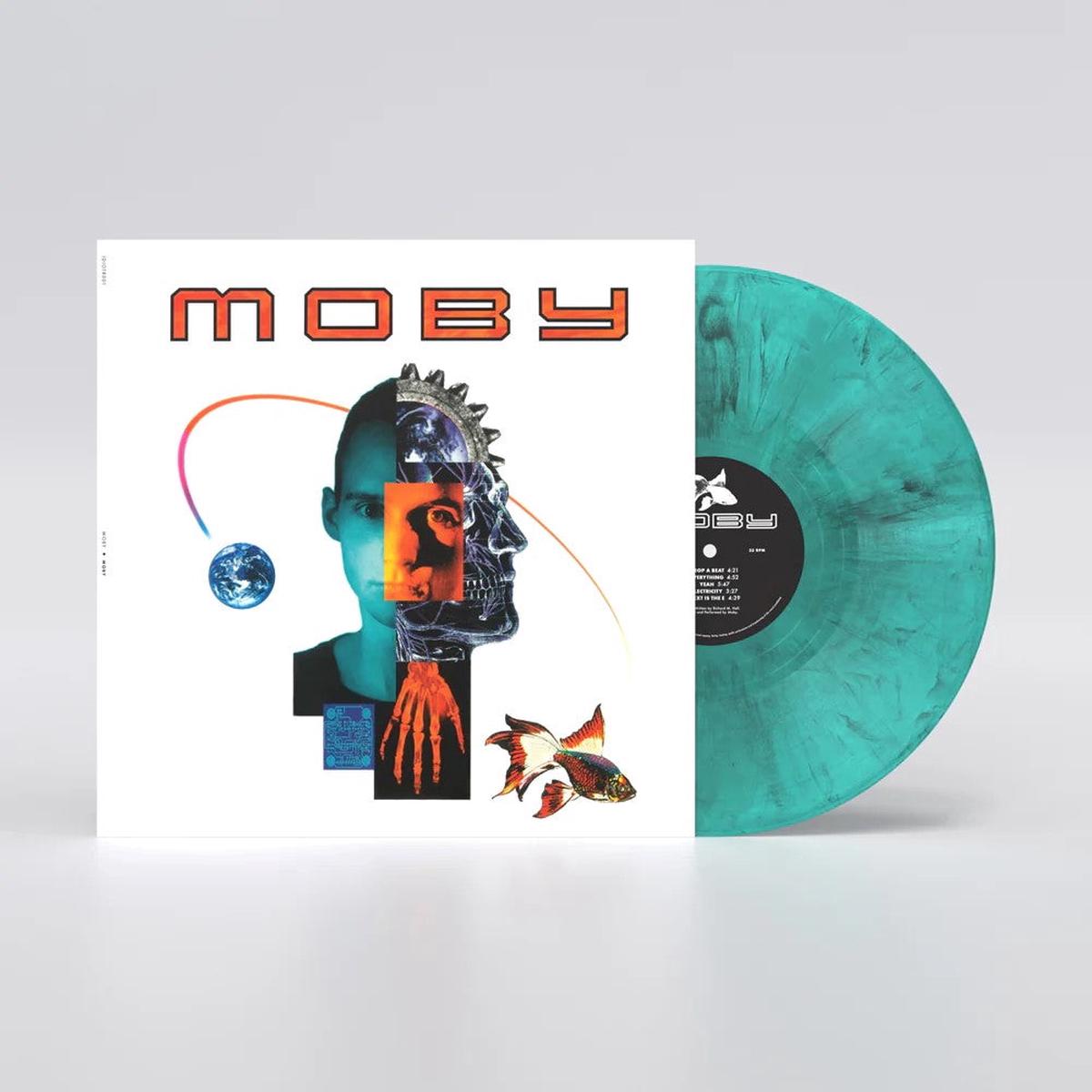 Moby: Limited Black and White Marbled Blue Vinyl LP