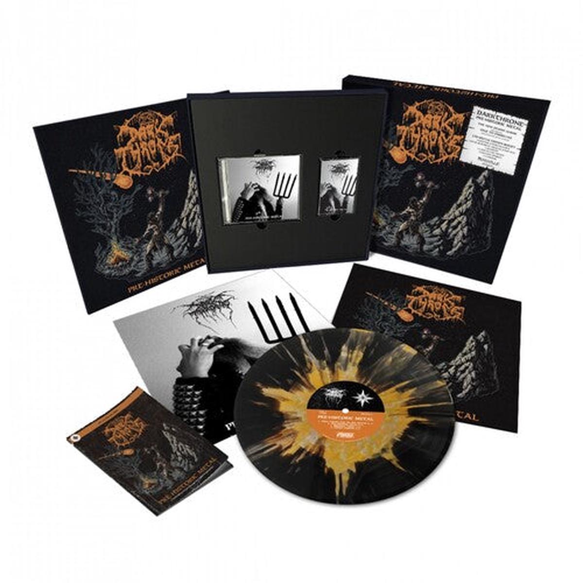 Darkthrone: Pre-Historic Metal - CD + MC + Splatter LP Box Set - VINYL LP