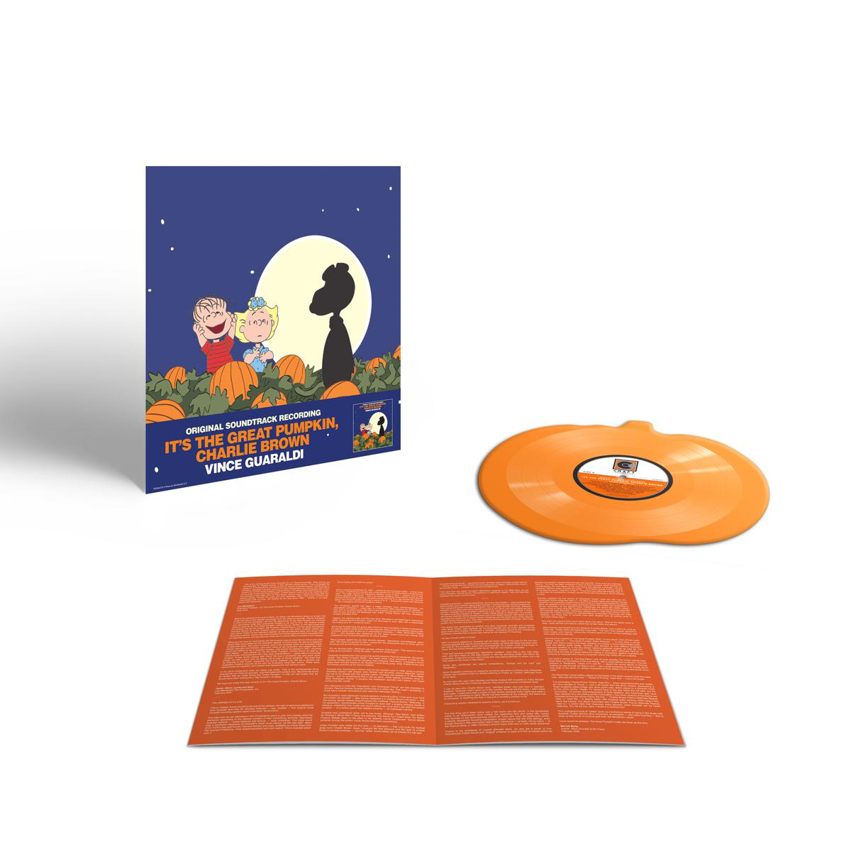 It8217s The Great Pumpkin (Charlie Brown) Pumpkin Shaped Orange Vinyl LP