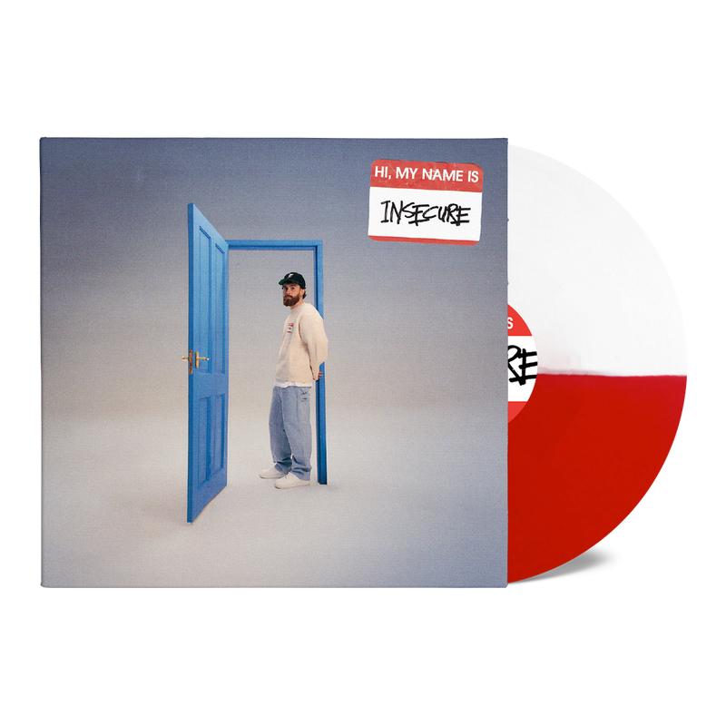 hi, my name is insecure - red/white vinyl