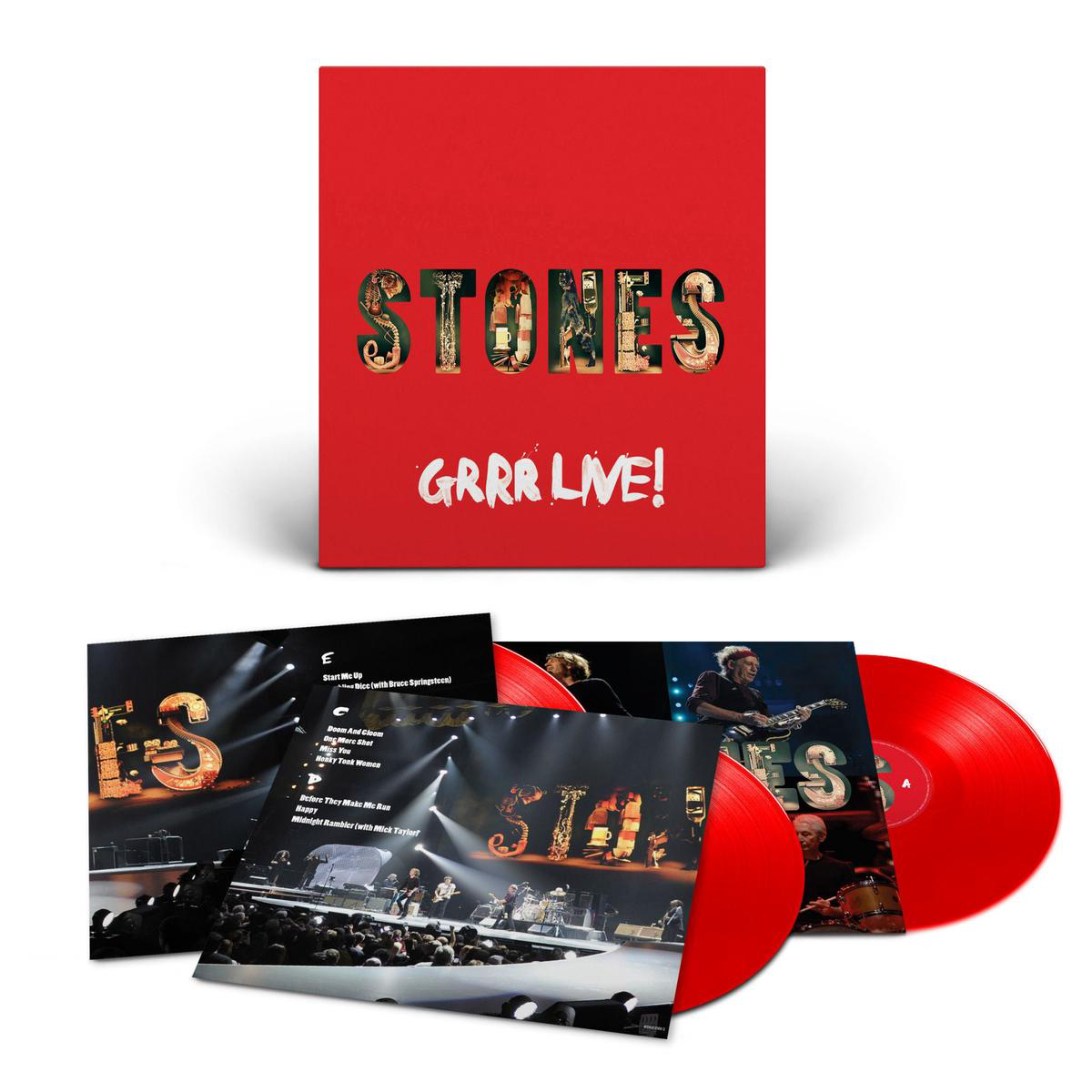 GRRR Live Exclusive Red Vinyl 3LP