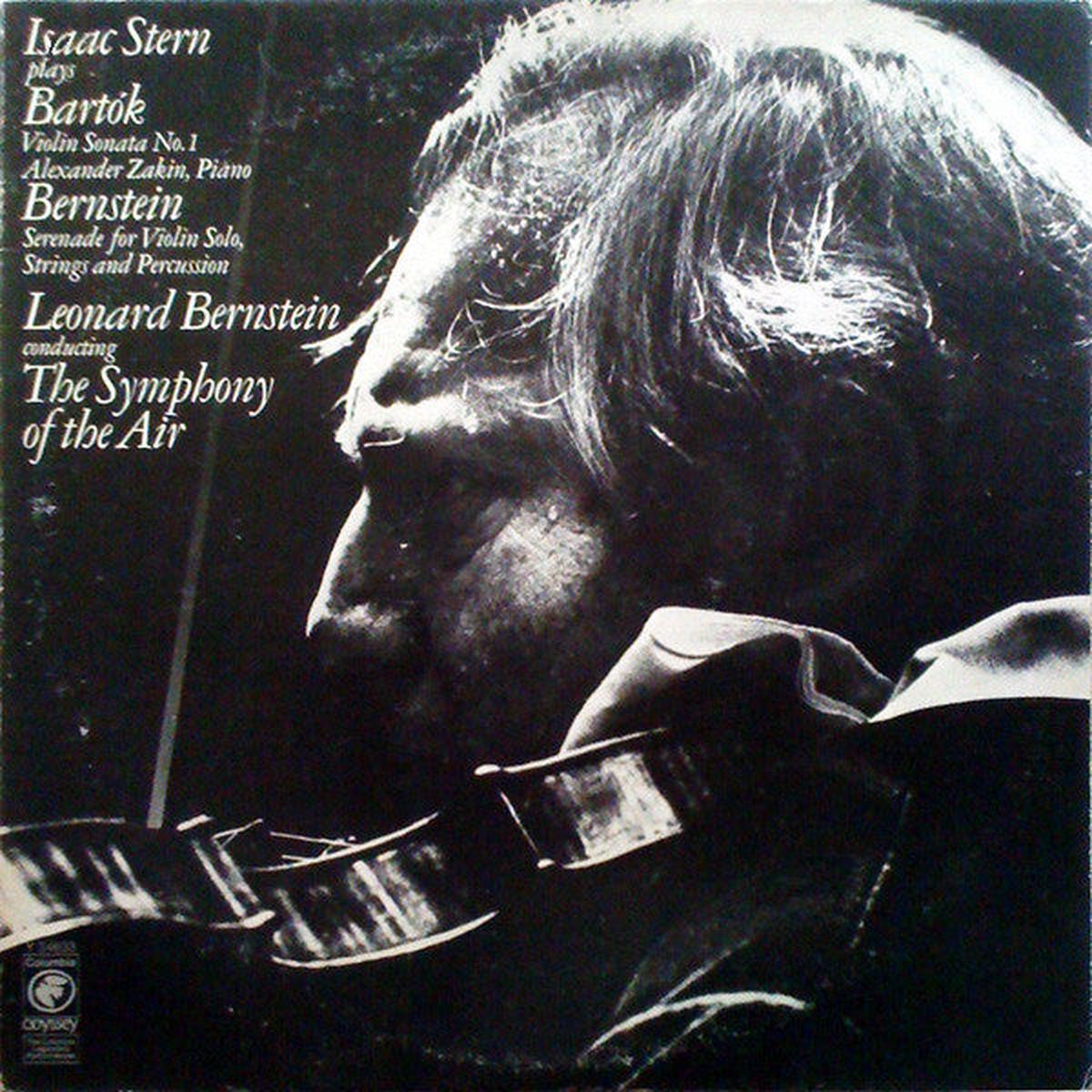 Isaac Stern, Bla Bartk, Leonard Bernstein, Symphony Of The Air  Violin Sonata No. 1 / Serenade For Violin Solo, Strings And Percussion  1978  Modern (vinyl lp)