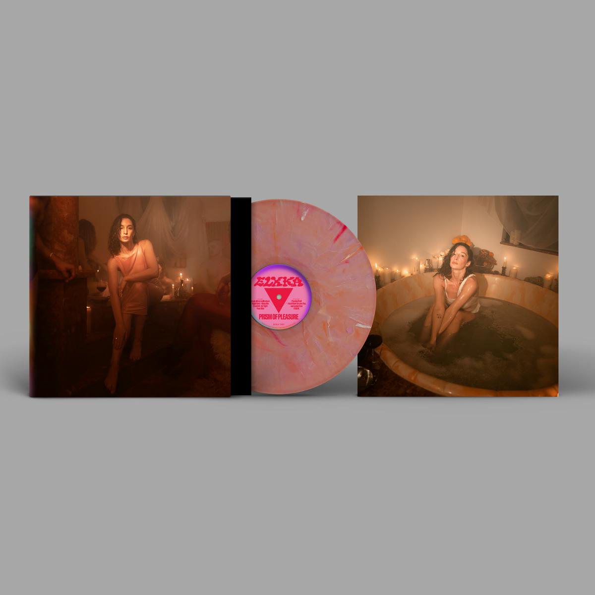 Prism of Pleasure Signed Dusty Pink Marble Vinyl LP