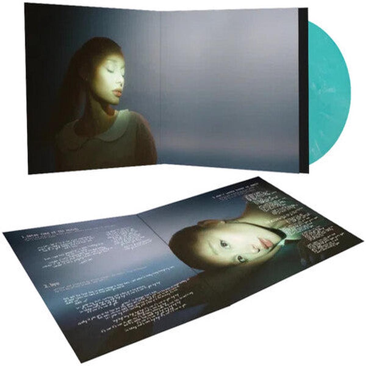 Ariana Grande: Eternal Sunshine Deluxe: Brighter Days Ahead - Limited Turquoise Marble Colored Vinyl with Alternate Cover Artwork - VINYL LP