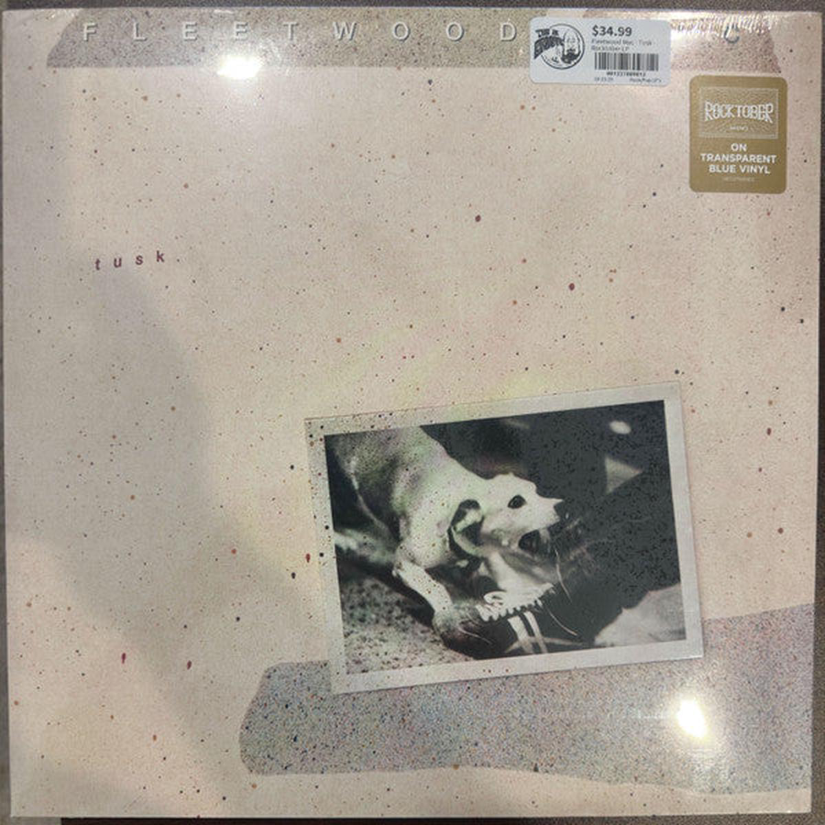 FLEETWOOD MAC 8211 TUSK TRANSPARENT COBALT BLUE 2LP SET 8211 LP