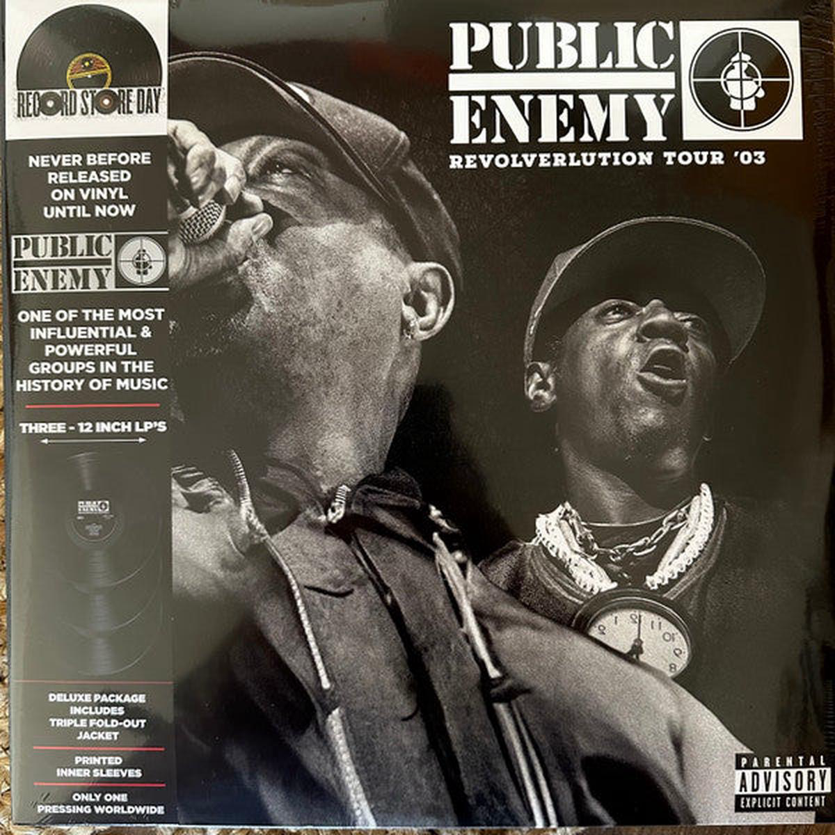 PUBLIC ENEMY 8211 REVOLVERLUTION TOUR 2003 3LP 8211 LP