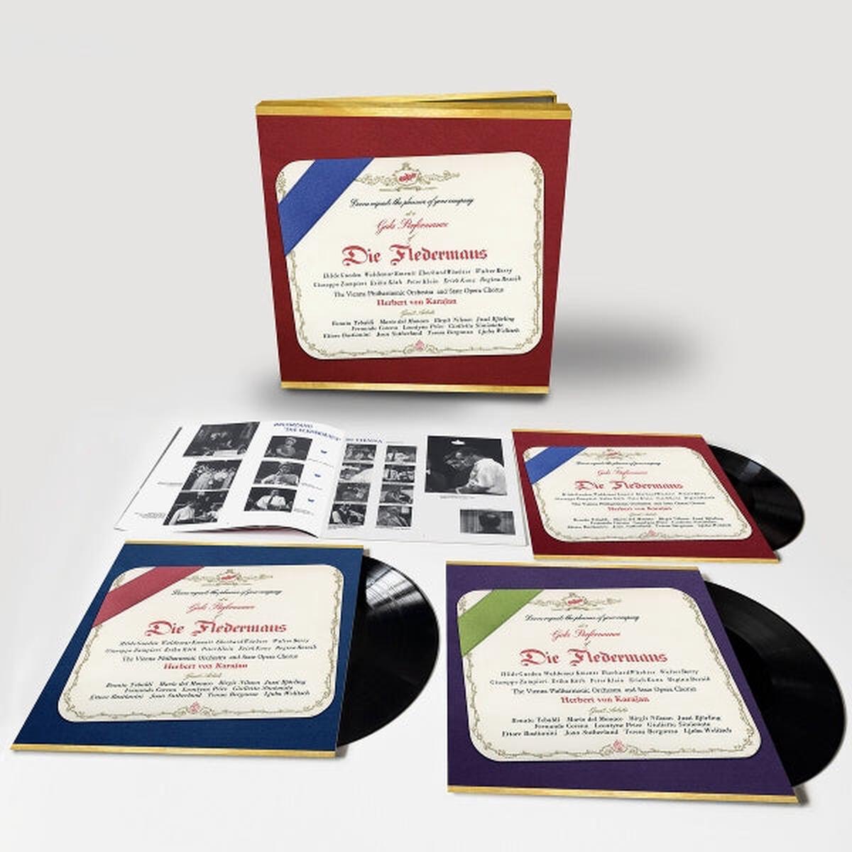 Wiener Philharmoniker & Herbert von Karajan - Strauss, J: Die Fledermaus (3 LPs)