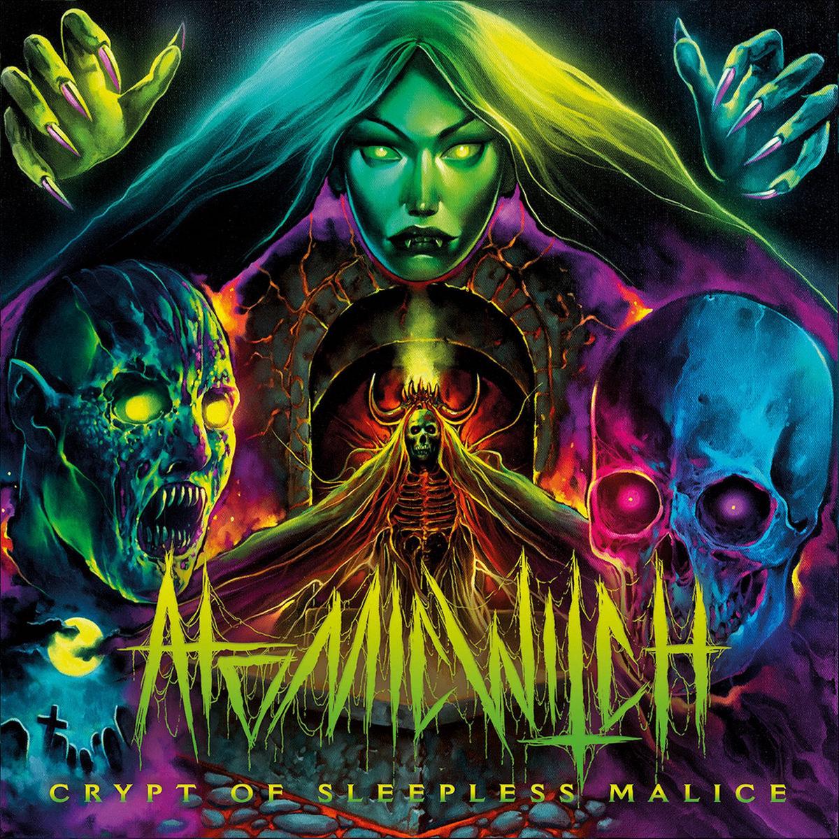Atomic Witch - Crypt of Sleepless Malice (Transparent Vinyl W/ Neon Green Cloudy Effect ) (LP)