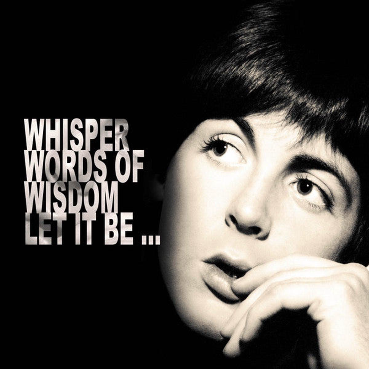 BEATLES 8211 WHISPER WORDS OF WISDOM CLEAR VINYL 8211 LP
