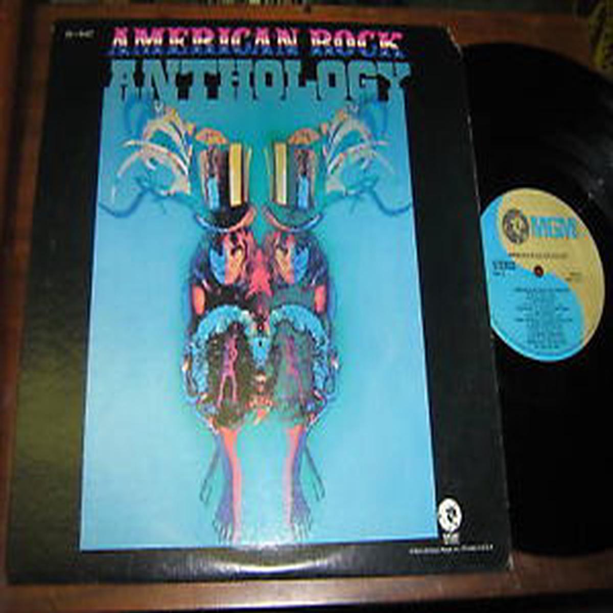 American Rock Anthology - Rock & Roll, Garage Rock,1970 (vinyl) note marks