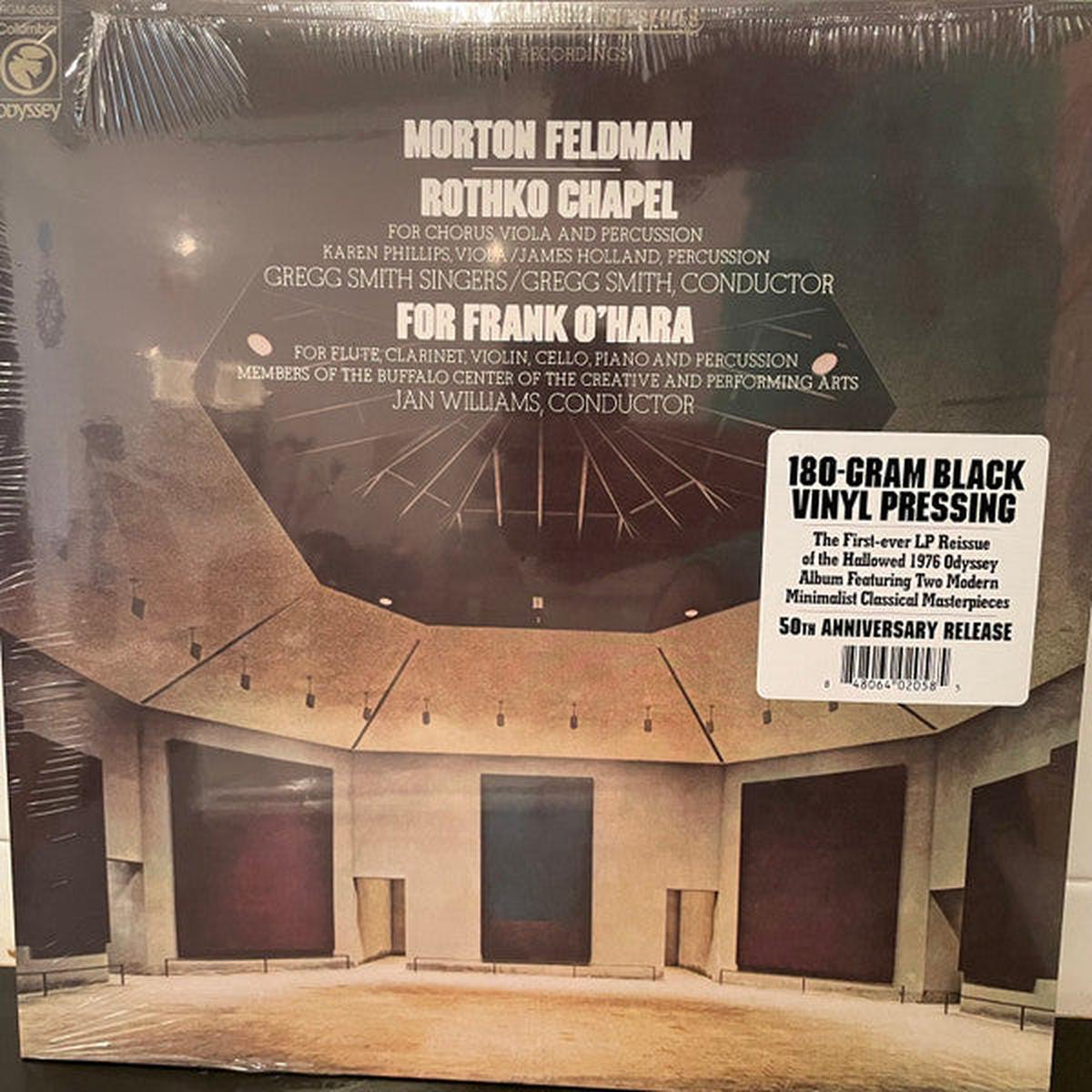 FELDMAN MORTON 8211 ROTHKO CHAPELFOR FRANK O8217HARA 8211 LP