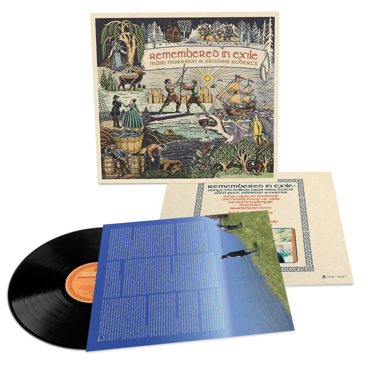 Remembered in Exile Songs and Ballads From Nova Scotia Vinyl LP