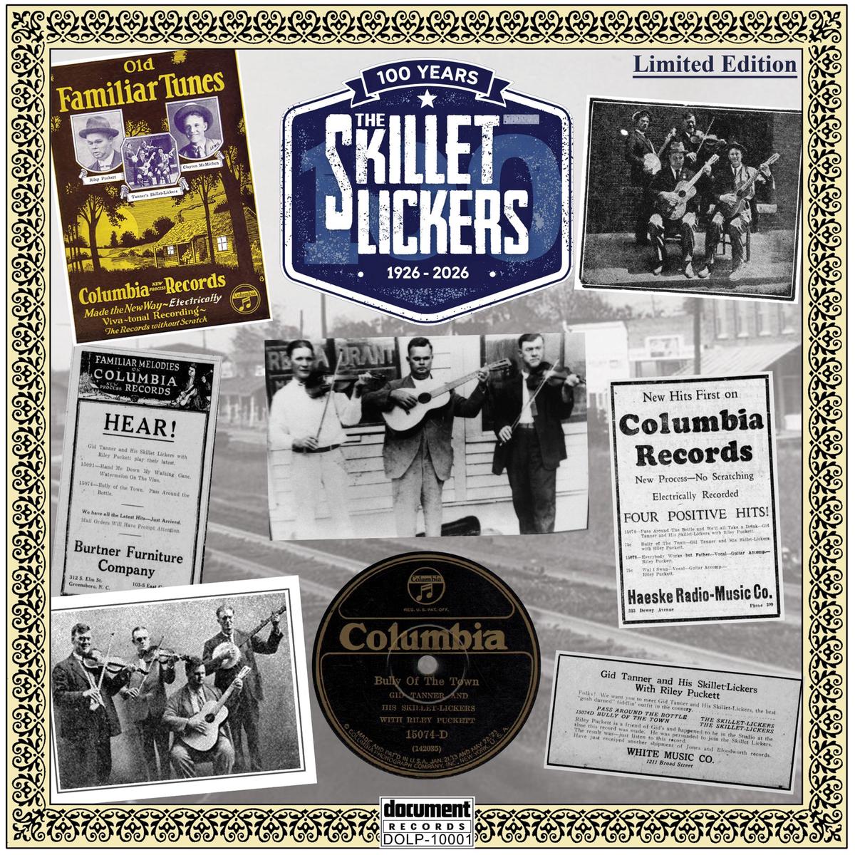 The Skillet Lickers - 100 Years: 1926-2026 (Limited Edition Blue Vinyl) (LP) PREORDER