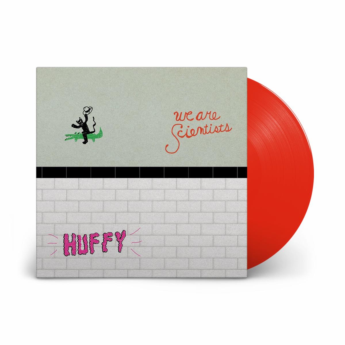 Huffy: Cherry Laser Red Vinyl LP + Sticker Sheet
