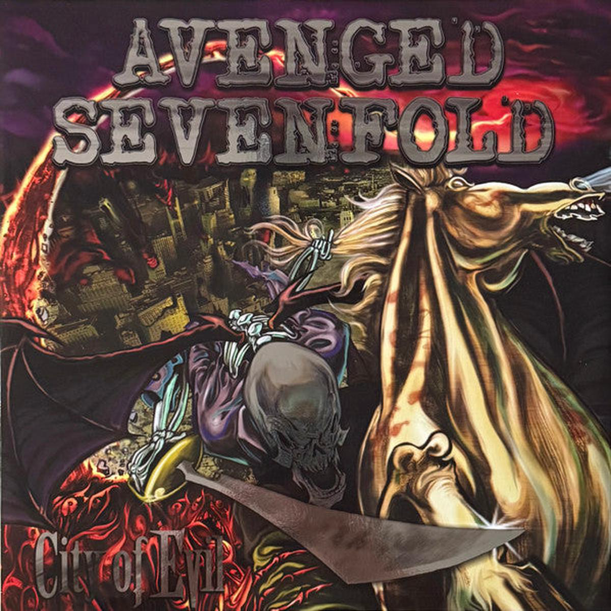 AVENGED SEVENFOLD 8211 CITY OF EVIL 2LP ORANGERED VINYL 8211 LP