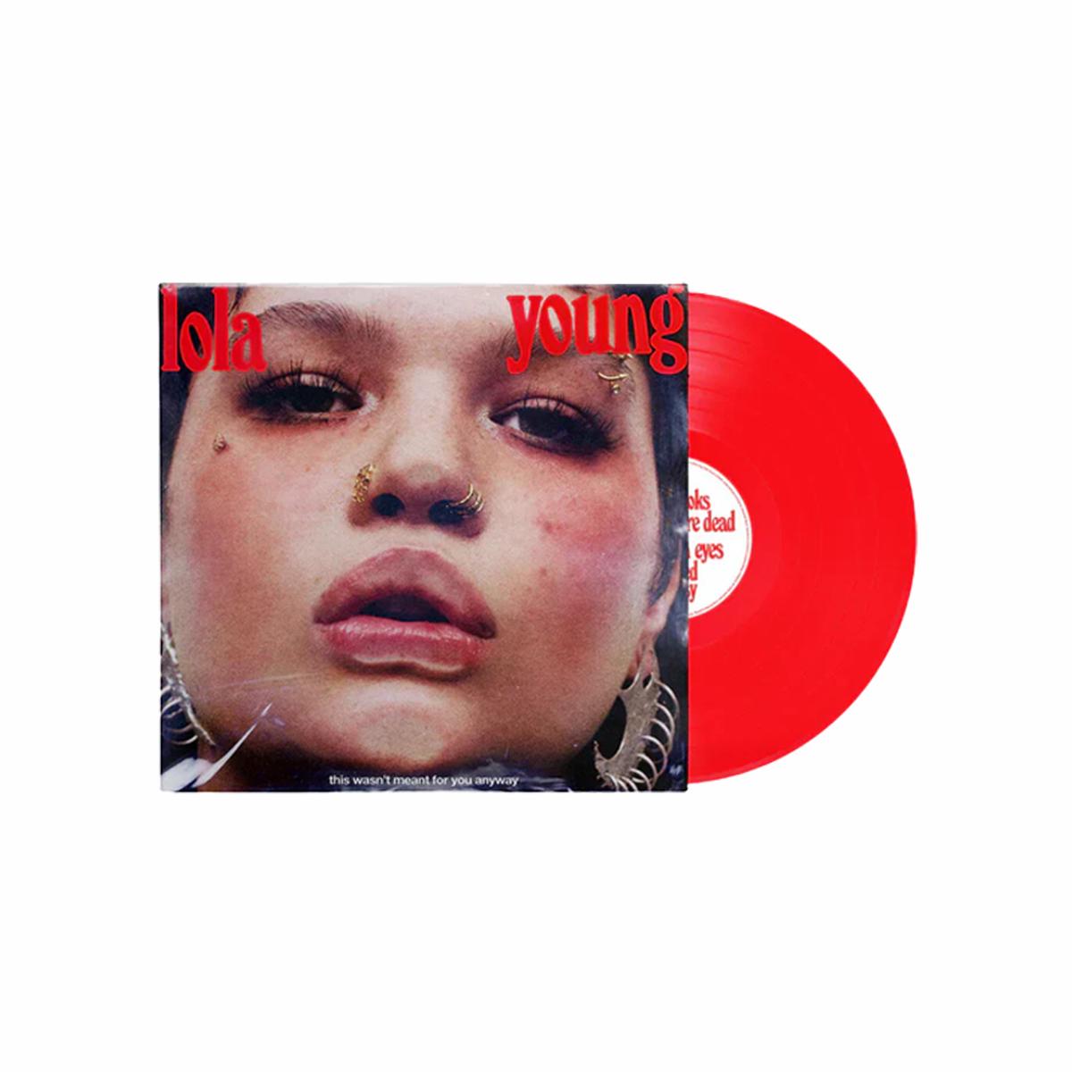 this wasn't meant for you anyway: transparent red vinyl