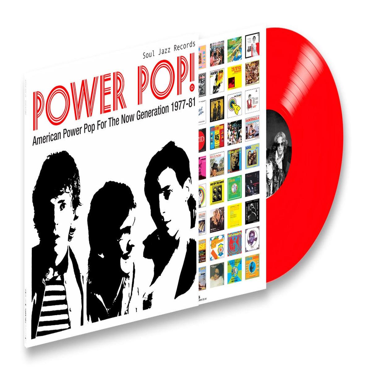 SOUL JAZZ RECORDS PRESENTS - Power Pop! American Power Pop for the Now Generation 1977-1981 - 1LP - Limited Edition Red Vinyl [Record Store Day 2026]
