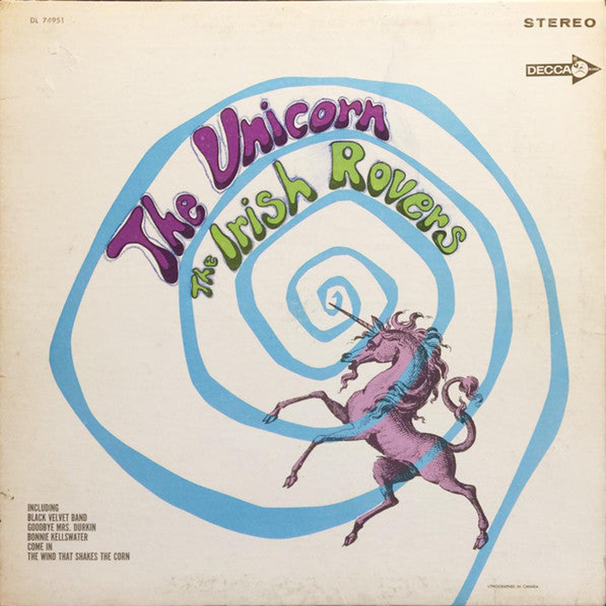 The Irish Rovers  The Unicorn  1967  Folk (vinyl lp)