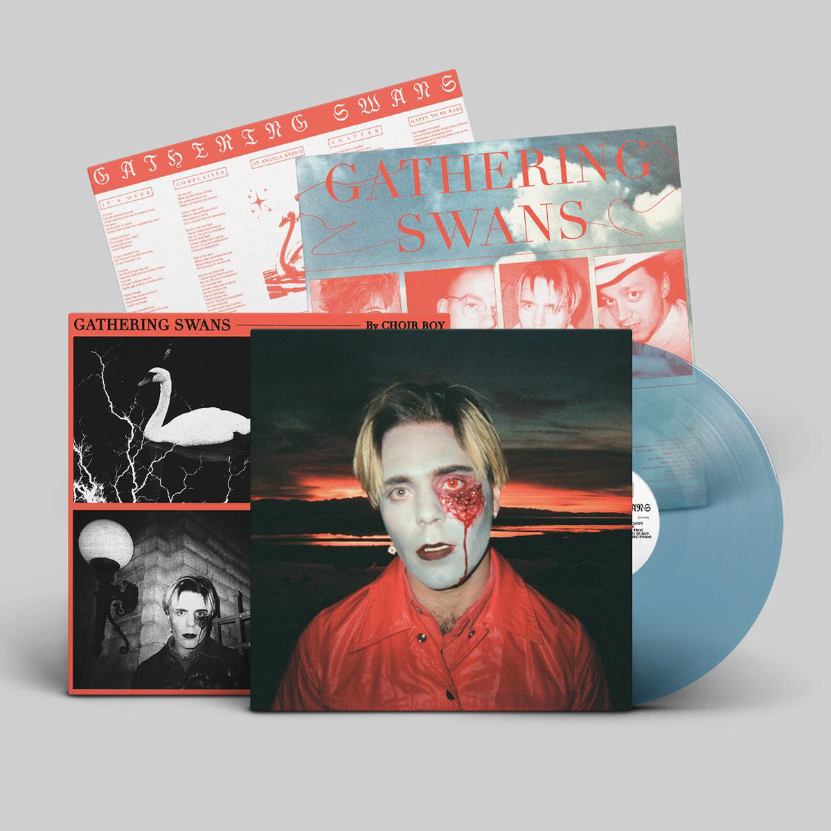 Gathering Swans Limited Edition Clear Ocean Blue Vinyl LP