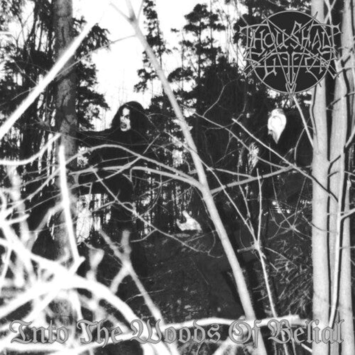 Thou Shalt Suffer: Into The Woods Of Belial - White & Black Marble Vinyl - VINYL LP