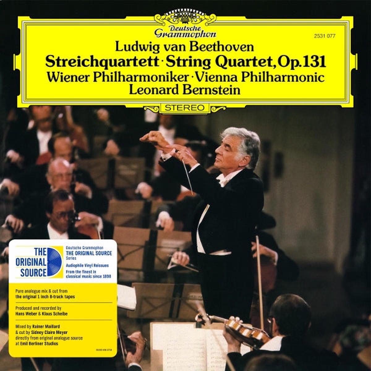 Wiener Philharmoniker & Leonard Bernstein - Beethoven: String Quartet No. 14 In C-Sharp Minor, (LP)