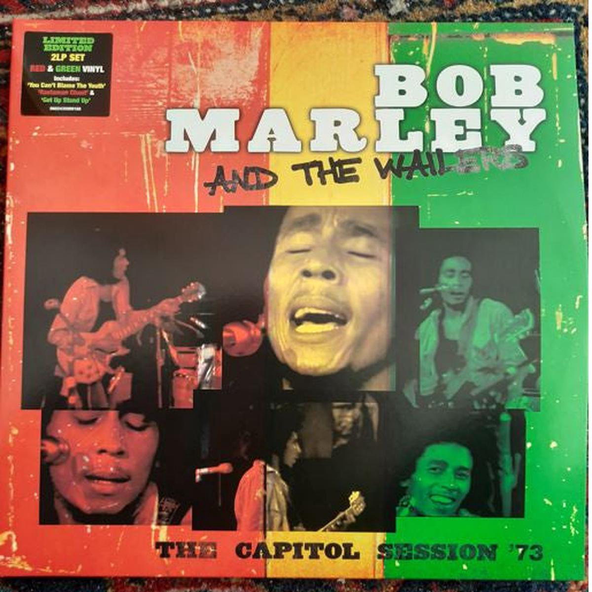 MARLEY BOB 038 THE WAILERS 8211 CAPITOL SESSION 821773 GREEN MARBLE VINYL 8211 LP