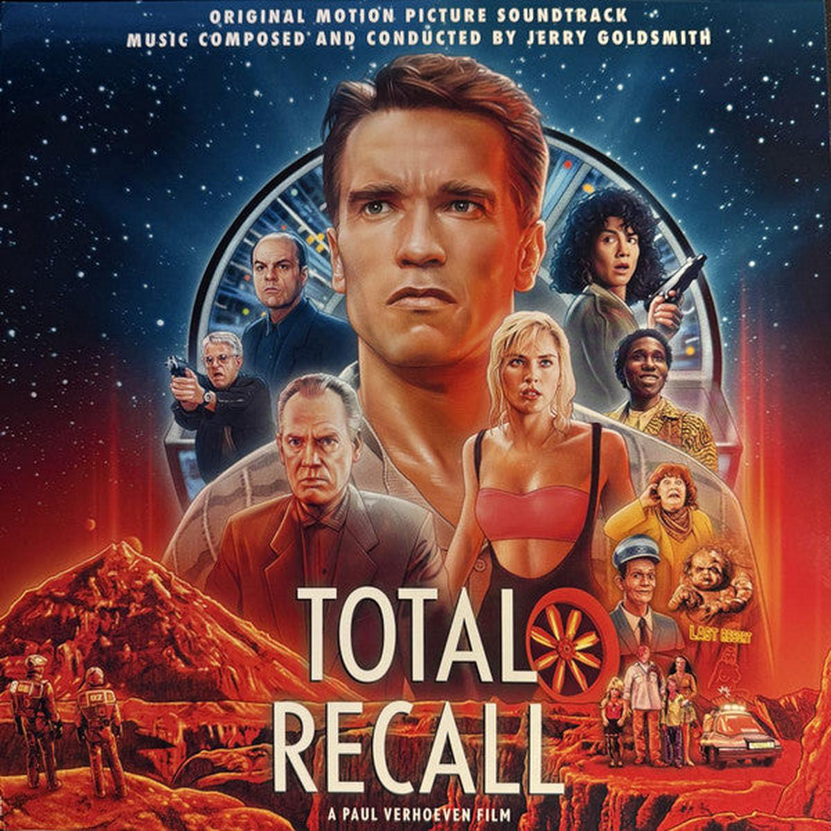 TOTAL RECALL 8211 SOUNDTRACK 2LP SET RED 8211 LP