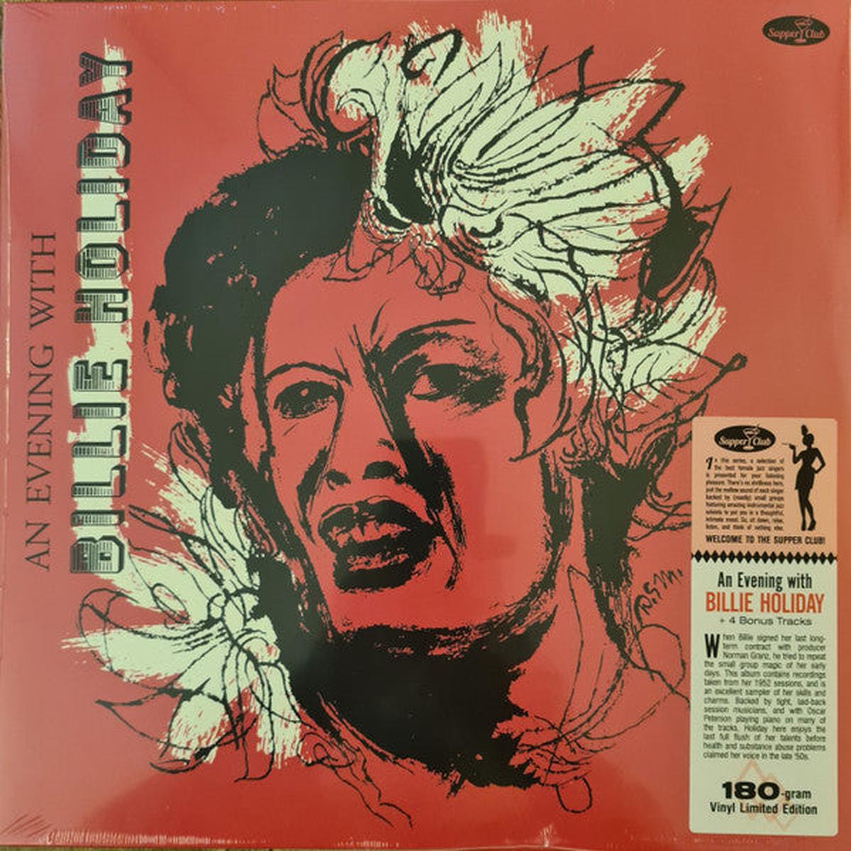 HOLIDAY, BILLIE - AN EVENING WITH + 4 BONUS - LP