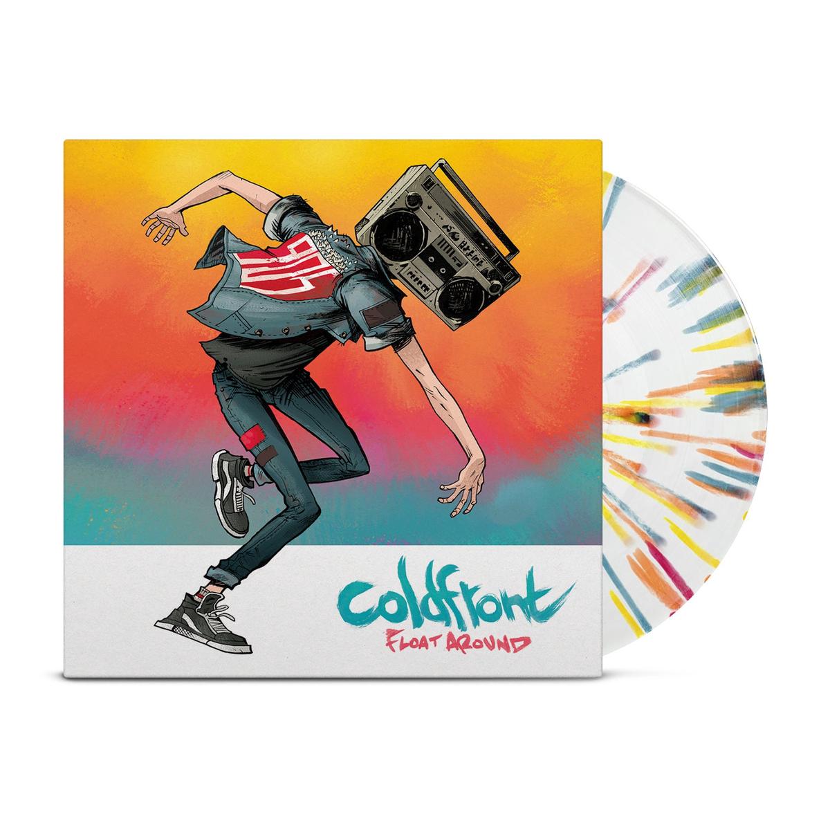 Float Around  White W/ Red, Yellow, And Blue Splatter  Limited to 300