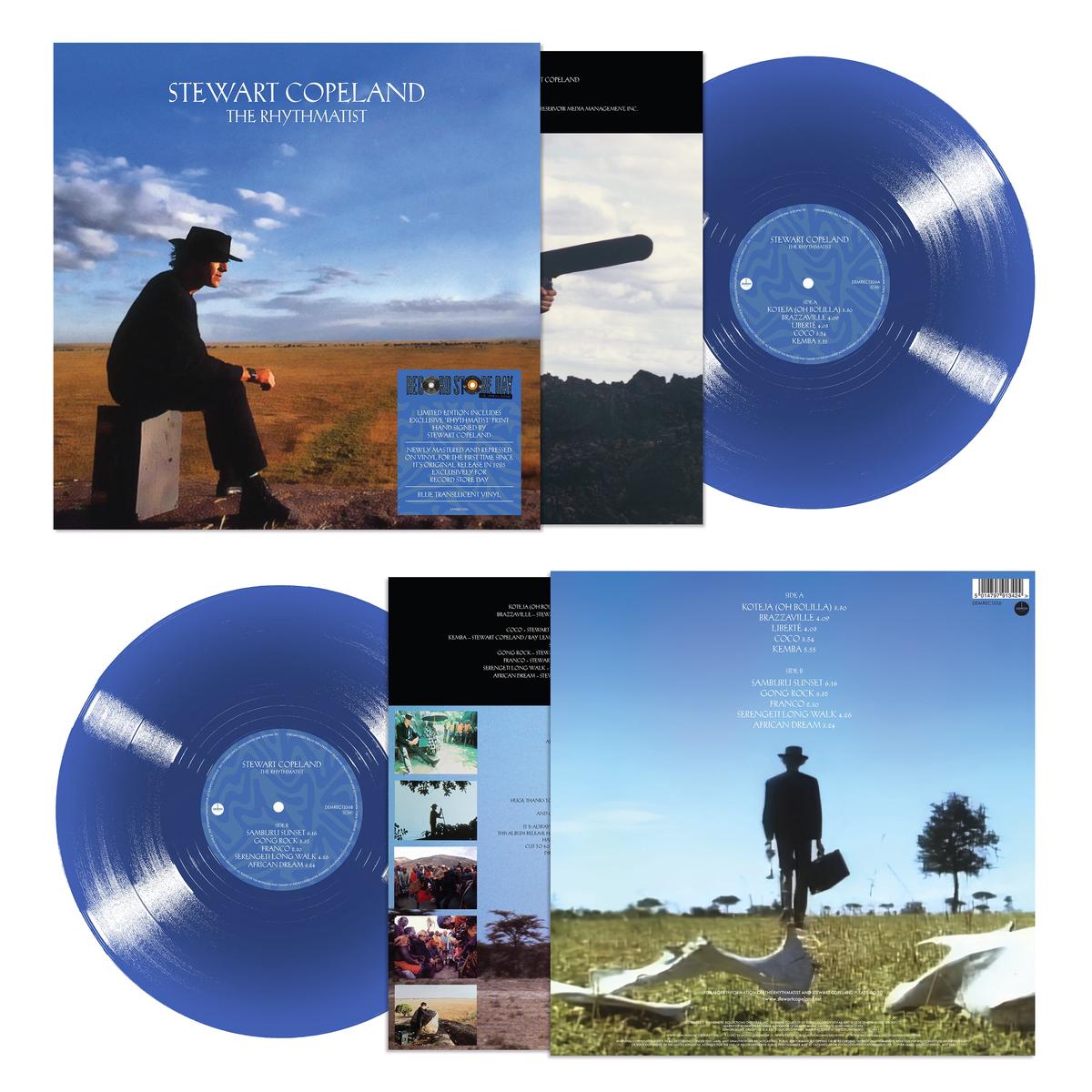 STEWART COPELAND - The Rhythmatist (Signed) - 1LP - Translucent Blue Vinyl [Record Store Day 2026]