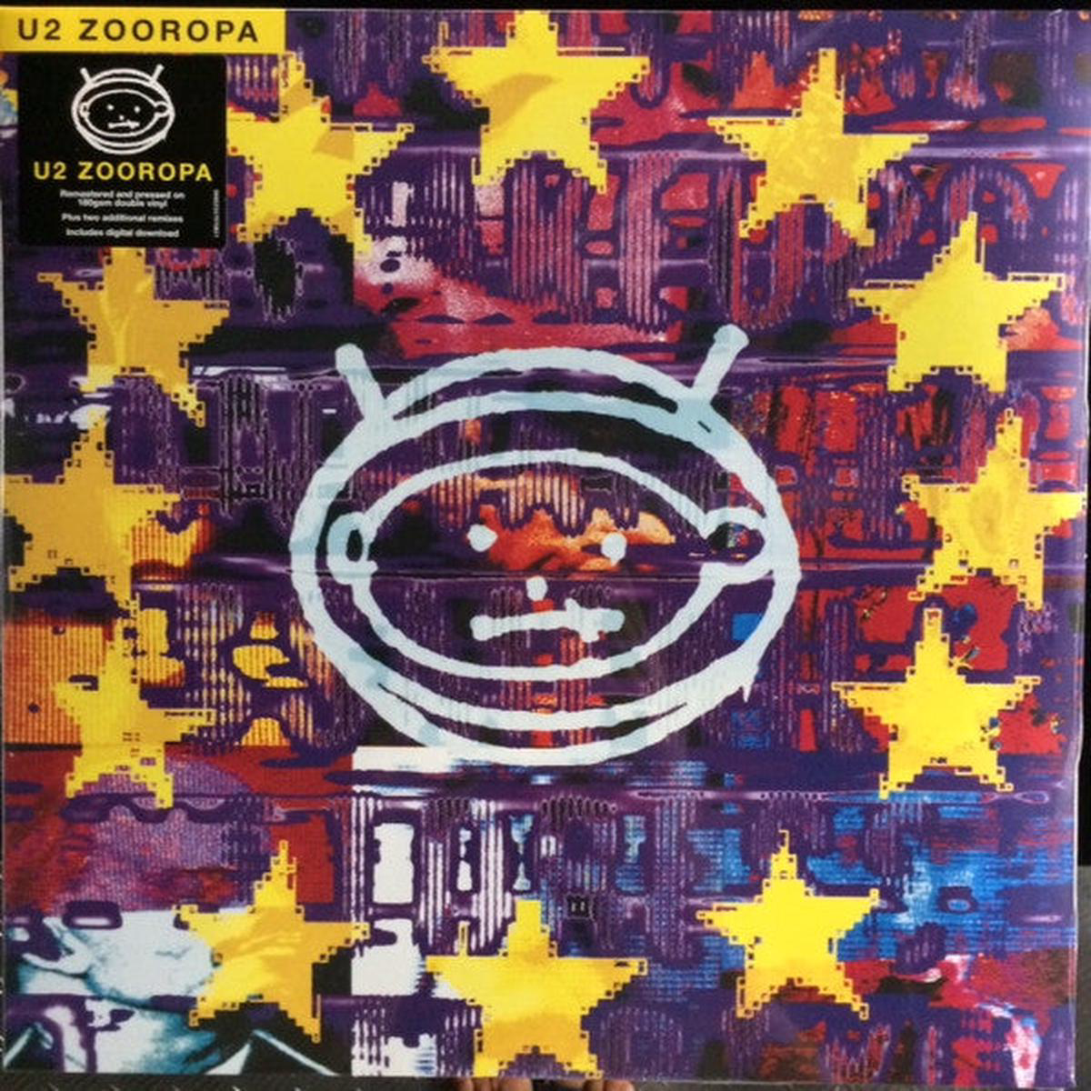 U2 8211 ZOOROPA 2LP WITH 2 BONUS DOWNLOAD 8211 LP