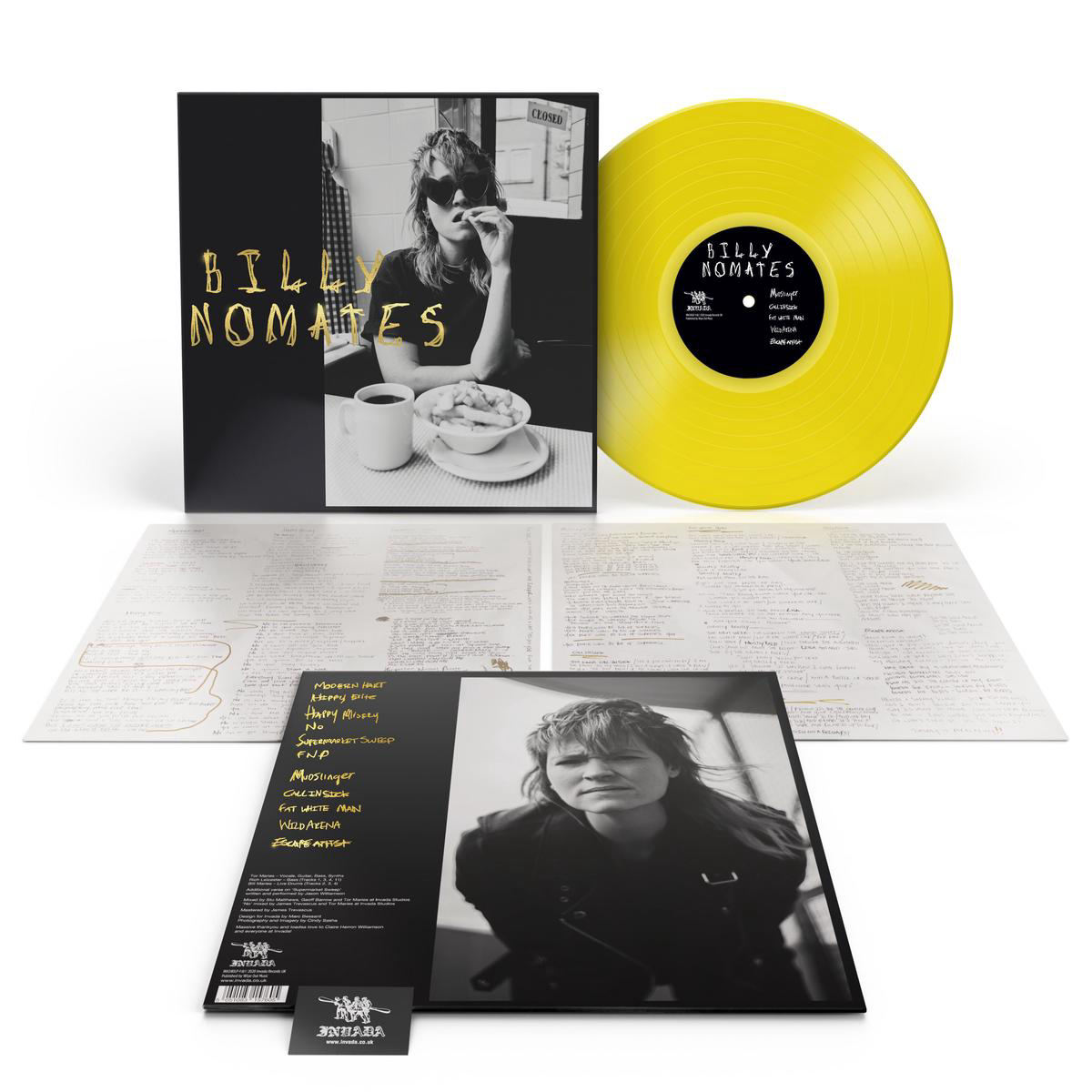 Billy Nomates Limited Edition Yellow Vinyl LP