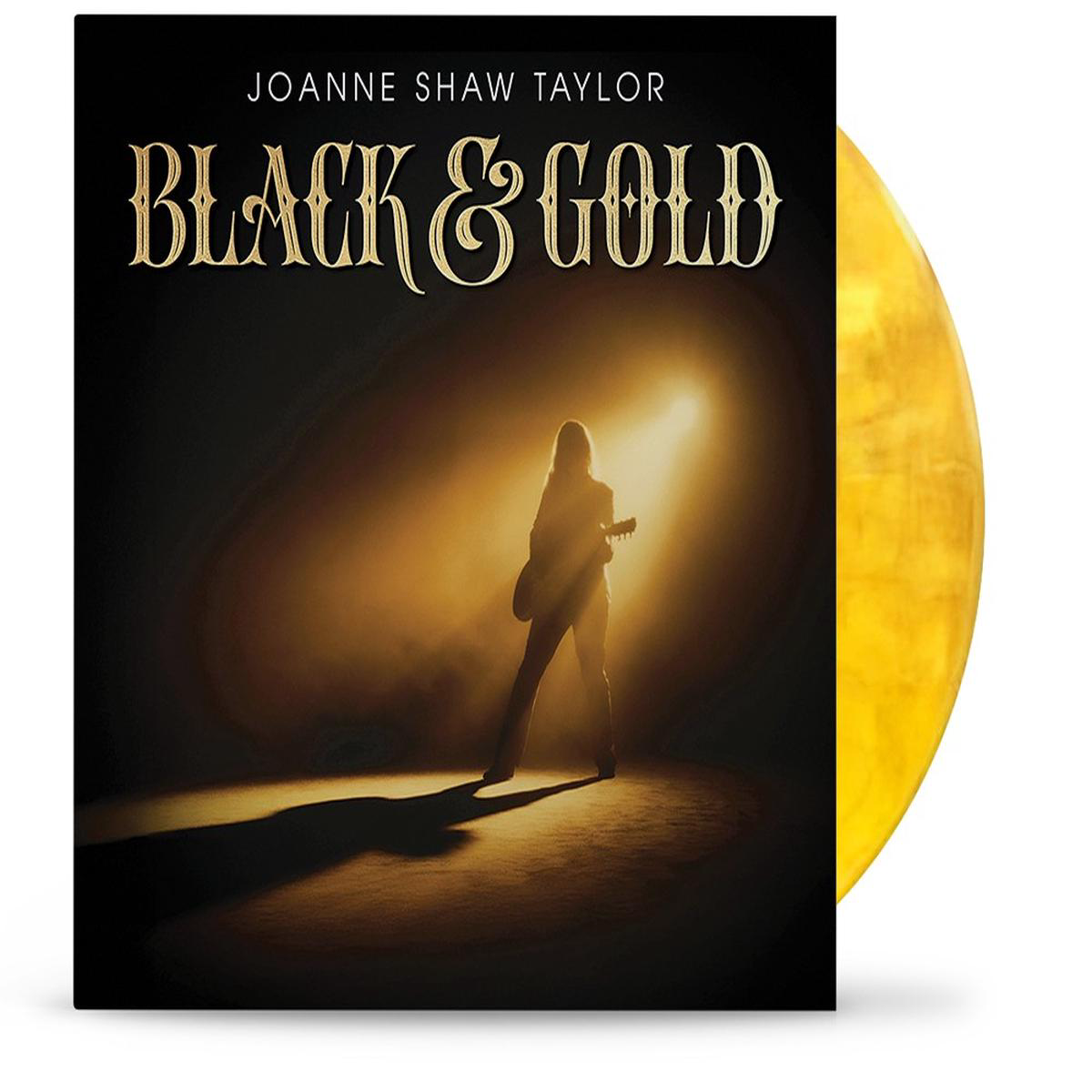 Black 038 Gold Gold Marble Vinyl LP