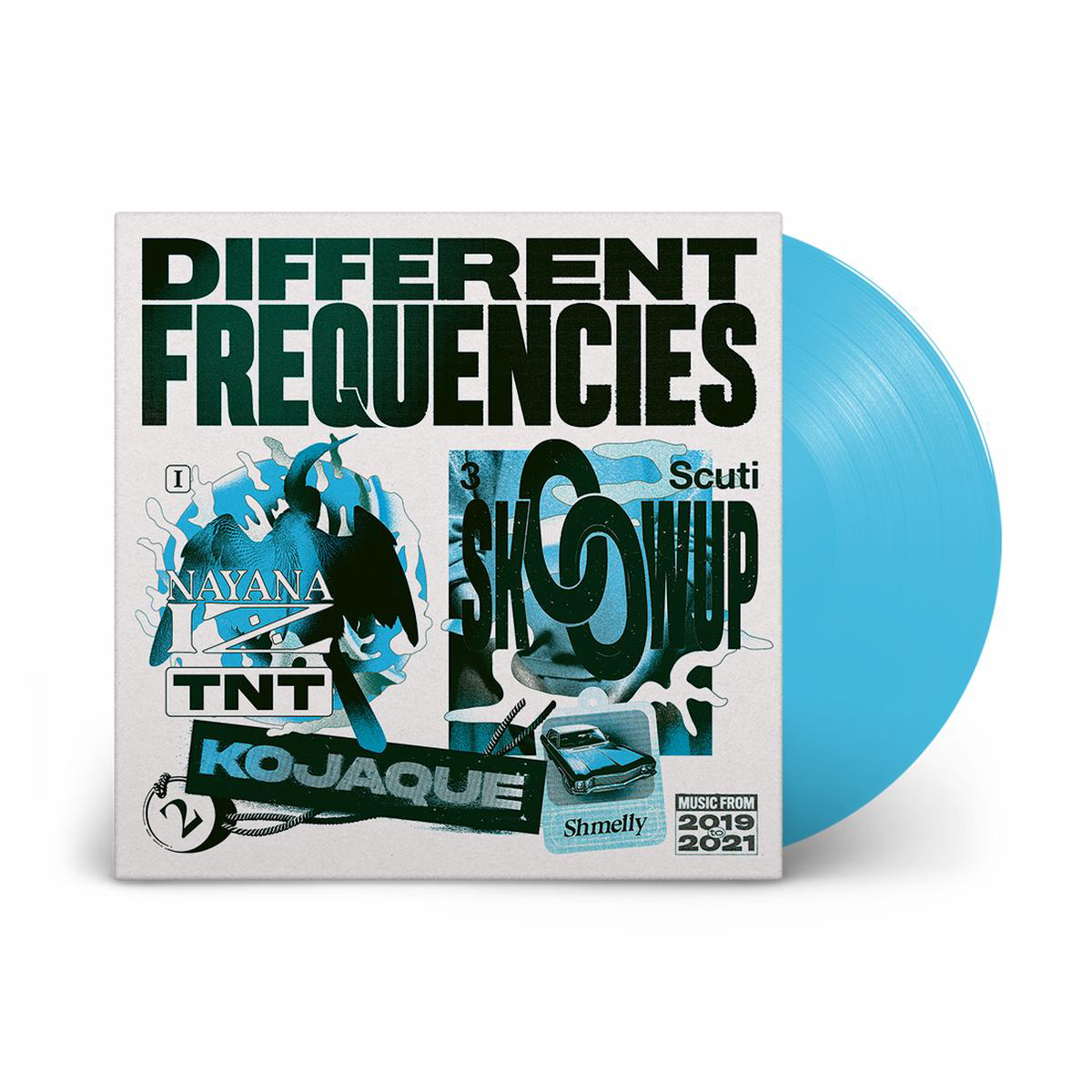 Different Frequencies Transparent Blue Vinyl LP NAD21