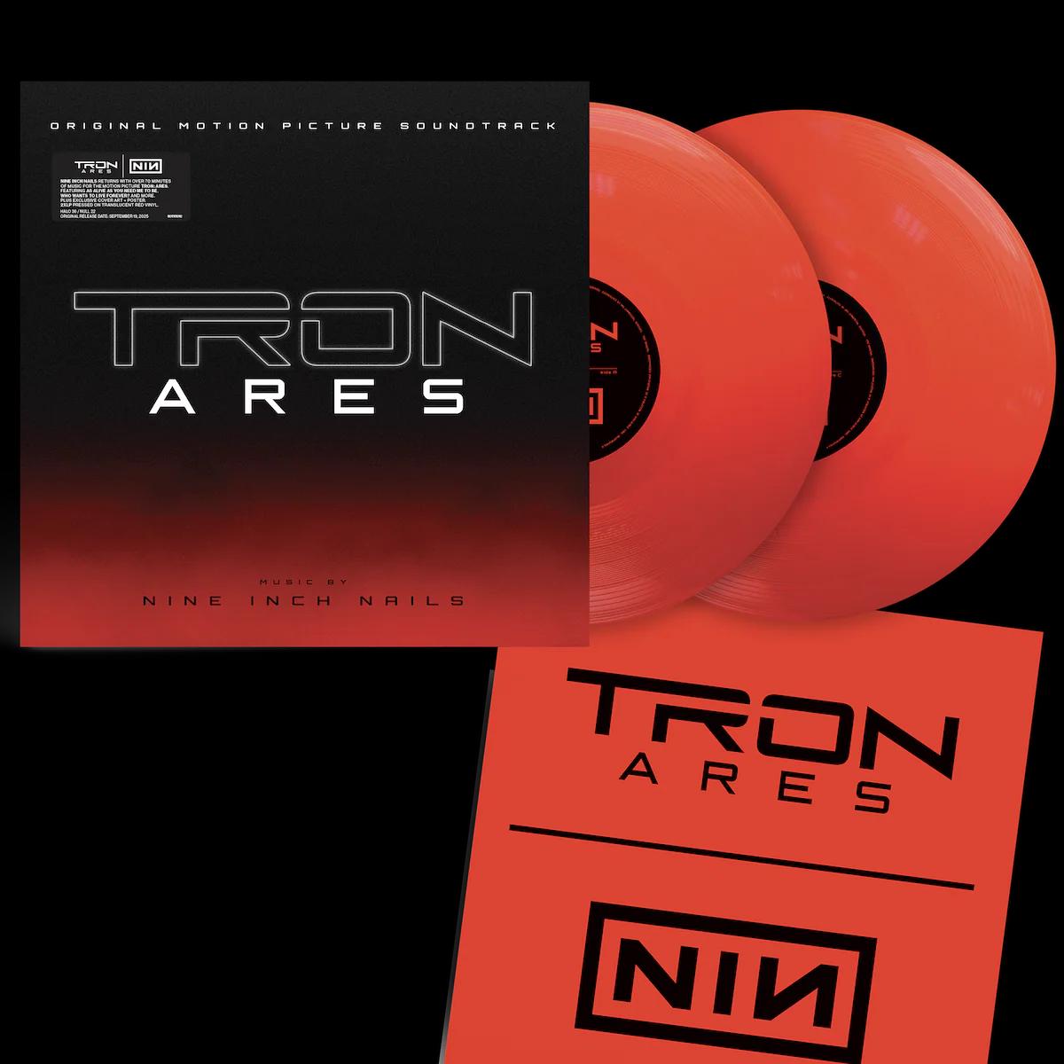 Tron: Ares Soundtrack - Limited Edition Alternative Cover Red Vinyl + Poster