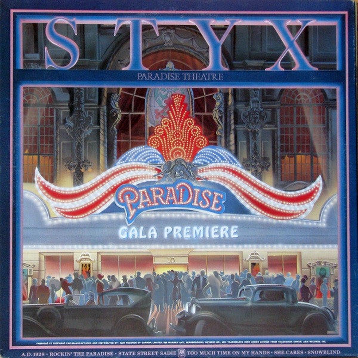 Styx Paradise Theatre 1981 Pop Rock / Classic Rock (vinyl lp)