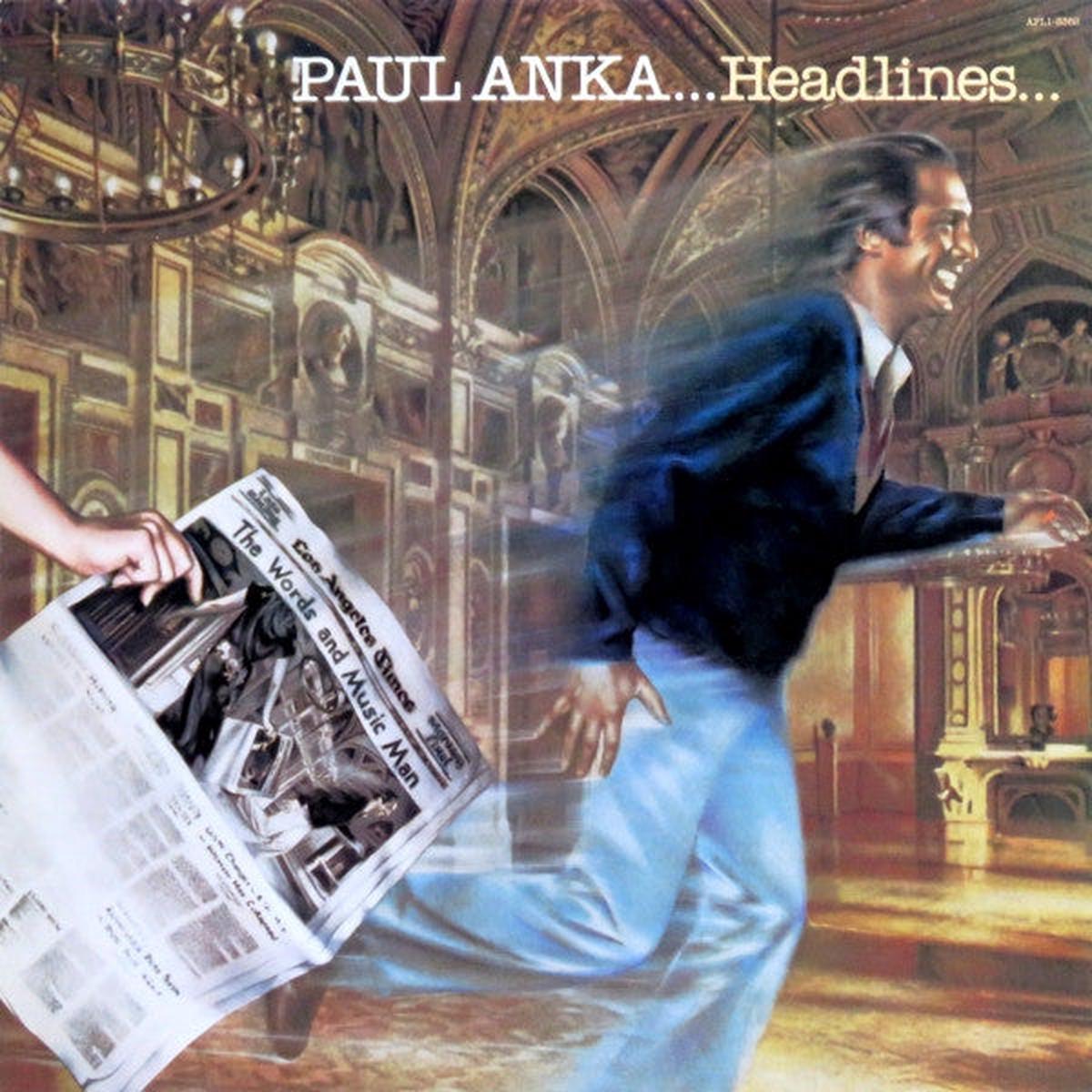 Paul Anka Headlines 1979 Jazz (vinyl lp)
