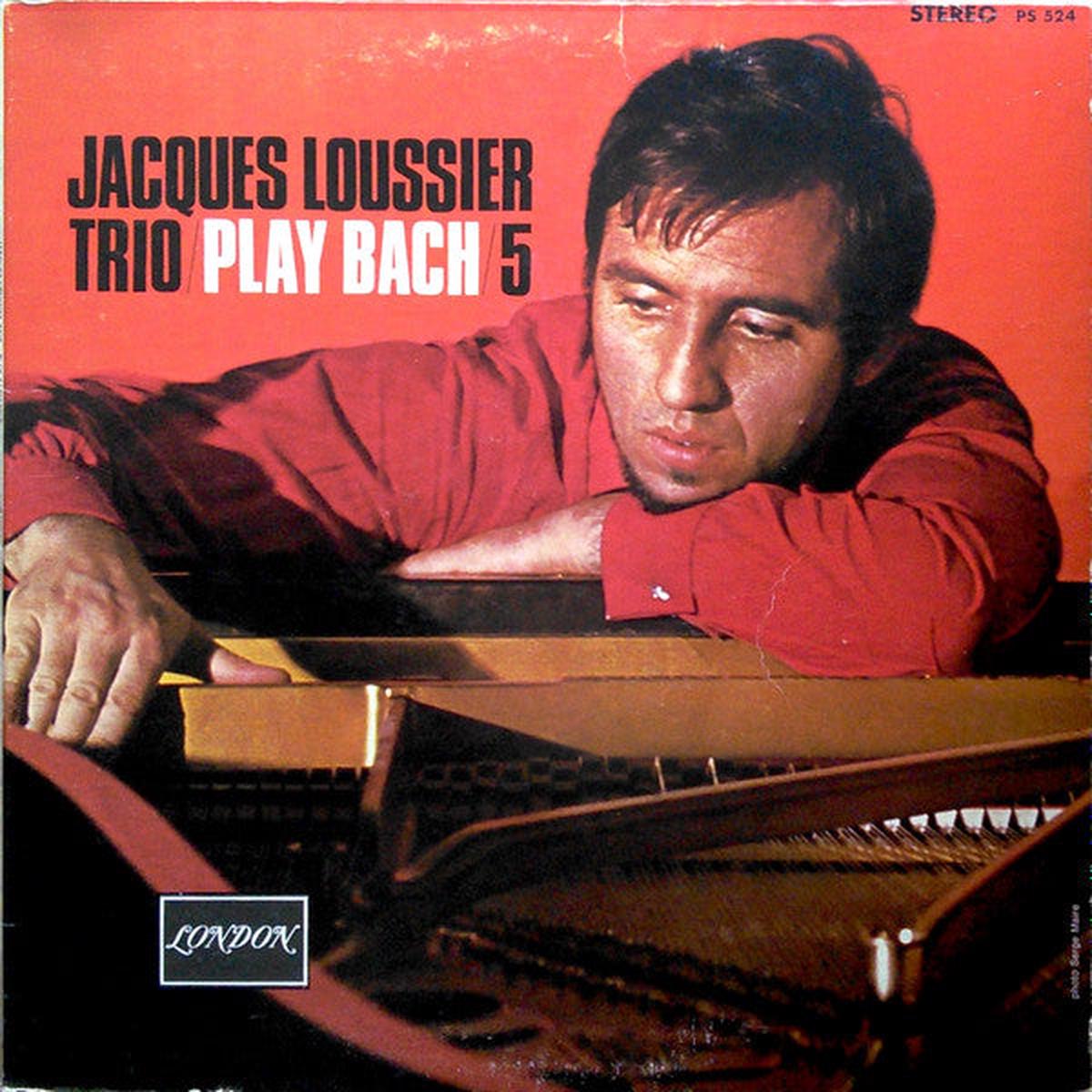 Jacques Loussier Trio Play Bach N 5 1967 Fusion / Swing (vinyl lp)