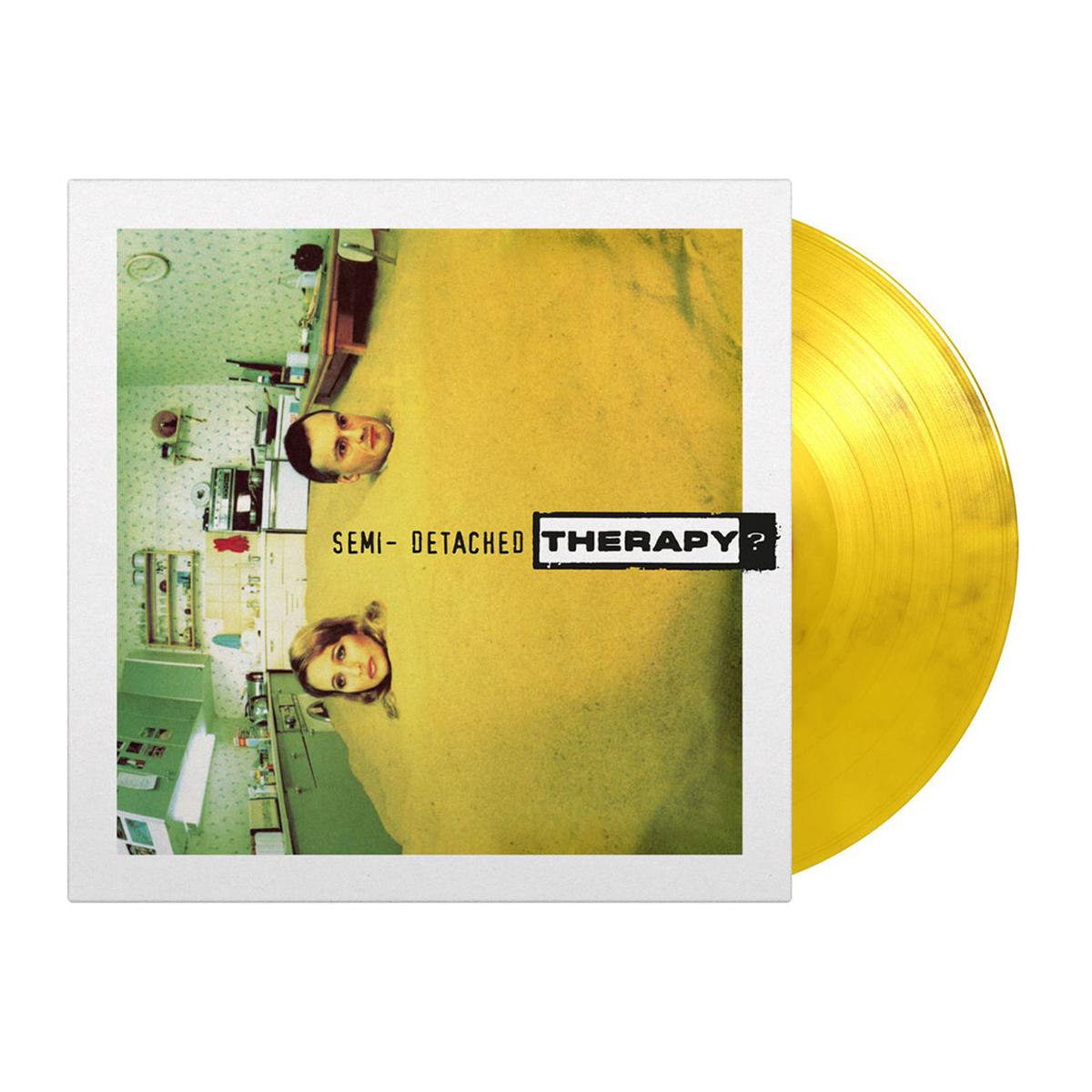Semi-Detached: Yellow & Black Marbled Vinyl LP