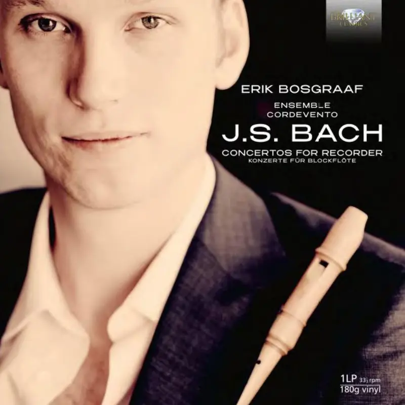 Erik Bosgraaf  Bach: Concertos for Recorder, Vol. 1 (LP)