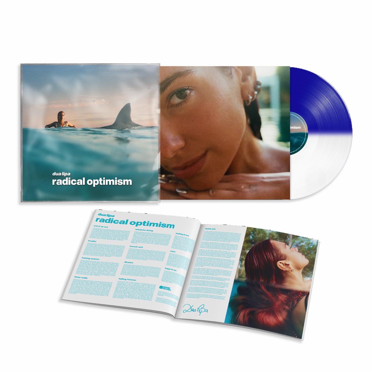 Radical Optimism: Deluxe Dark Blue / White Split Vinyl LP