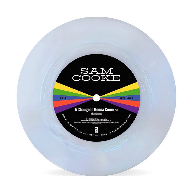 SAM COOKE - A Change Is Gonna Come: Diamond Edition - 7'' - White Iridescent Vinyl [RSD Black Friday 2024]