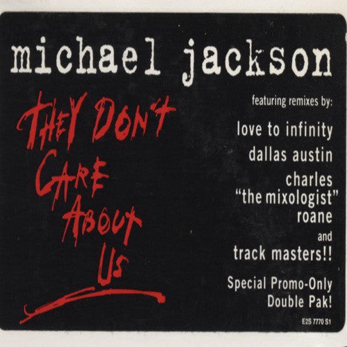 Michael Jackson They Don't Care About Us - 2lps - 1995-RnB/Swing, House, Garage House ( 2 Vinyl, 12", Promo )